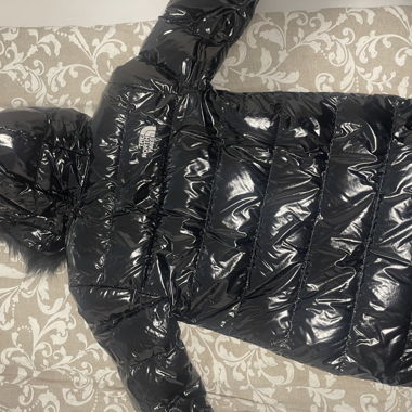 Black The North Face Girls Puffer Jacket