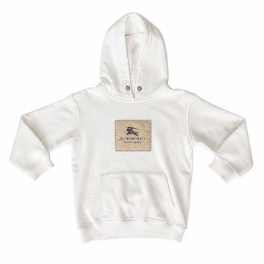 Sweat à capuche Burberry blanc