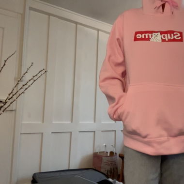 Supreme Katzenpulli in pink