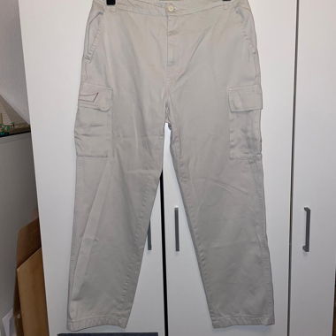 Beige Cargohose