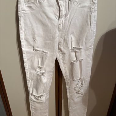 Jeans bianco per bambina