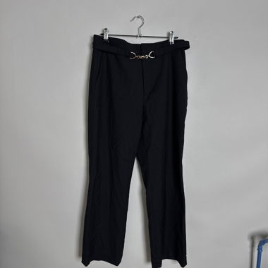 Black Wide-Leg Trousers
