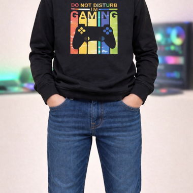 Gaming Hoodie Schwarz