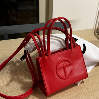 Telfar Mini in Rosso con DustBag