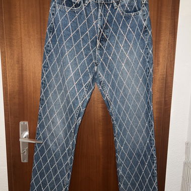 Jeans con strass 38