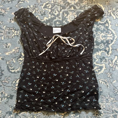 Top da Donna con Motivo Floreale