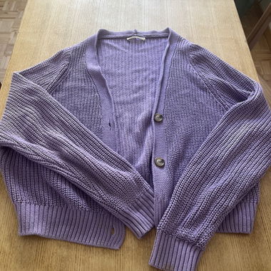 Lila Strickcardigan