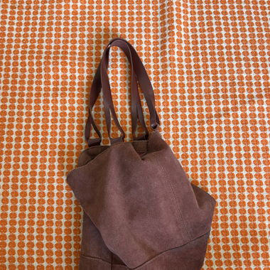 ledertaschw rot/braun