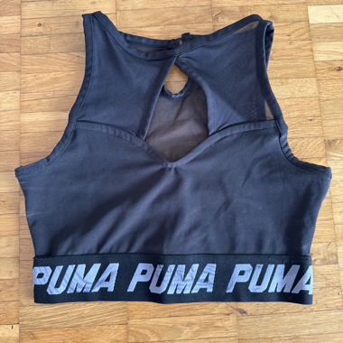Crop top sportivo PUMA nero