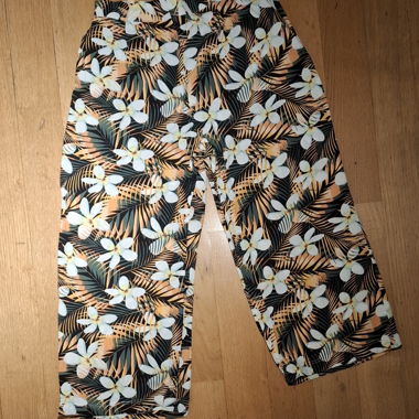 Pantalon d'été à fleurs