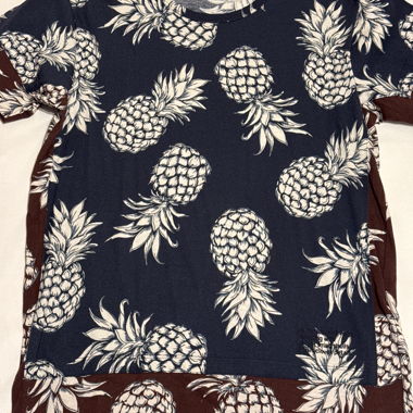 T-shirt Valentino con stampa ananas
