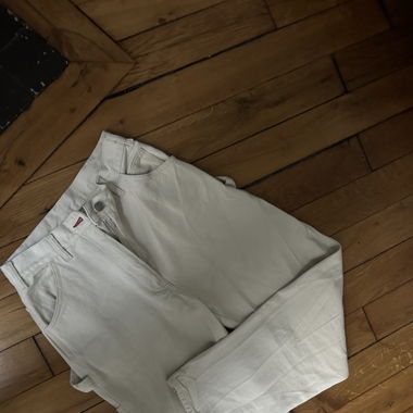 Jean beige droit