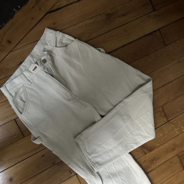 Jean beige droit