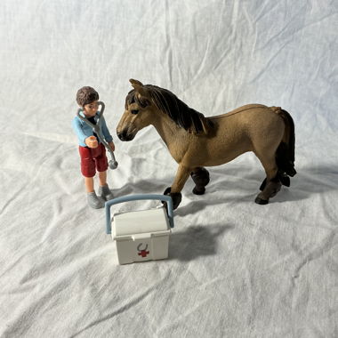 Set di figurine Cavallo e Ragazzo