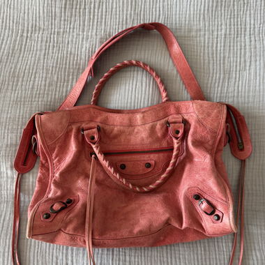 Balenciaga Pink City Bag