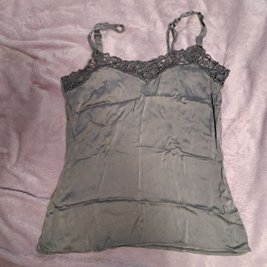 Vintage satin Spitzentop