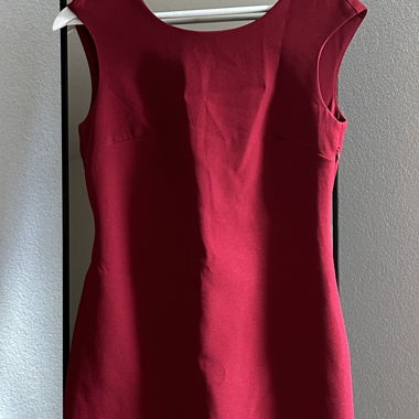 Red summer dress