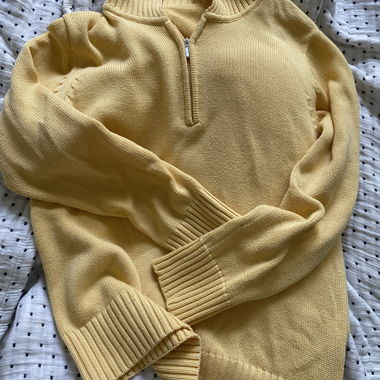 Yellow Knit Sweater