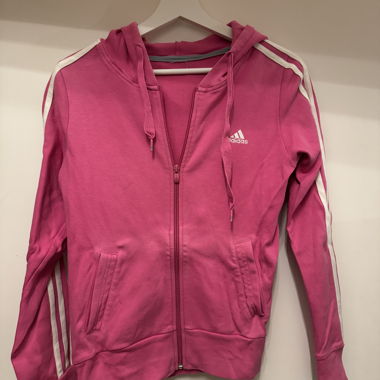 Pinke Adidas Jacke, Grösse 38