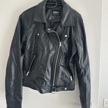 ONLY black faux leather jacket