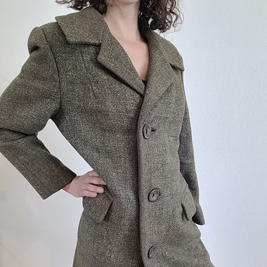 Manteau Kaki Vintage