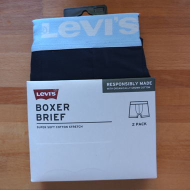 Levi's hellblaue Boxer-Briefs 2er-Pack