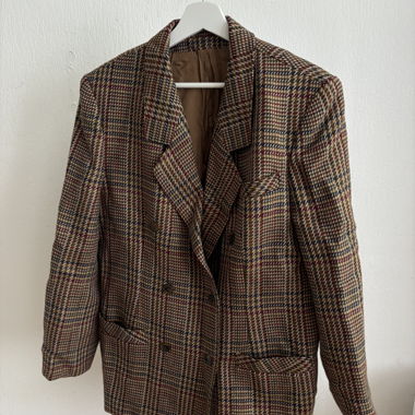 Blazer Vintage a Quadri