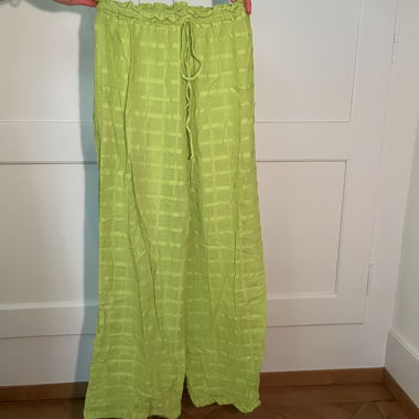 Pantalon d'été ample vert clair Borana