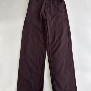 Bershka burgundy baggy pants