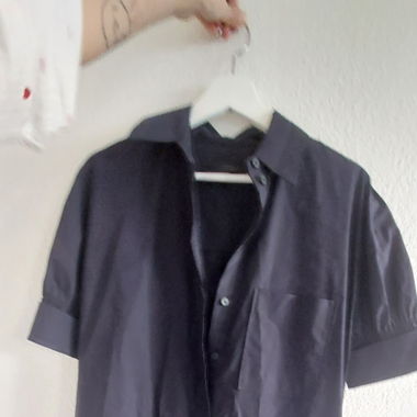 Black shirt dress 