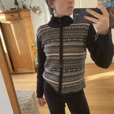 Cardigan con zip