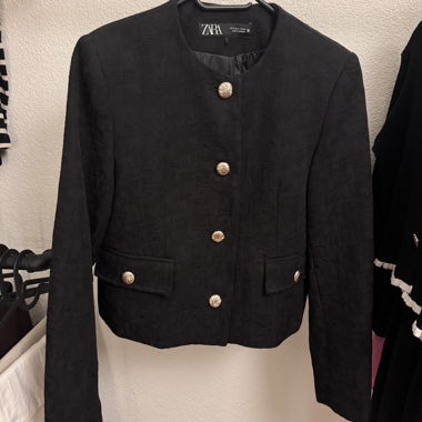 Zara schwarze Jacke
