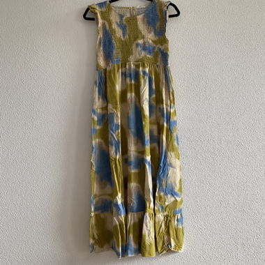 Robe d’été Maxi COCCU – Tie-Dye Vert – Taille S/M