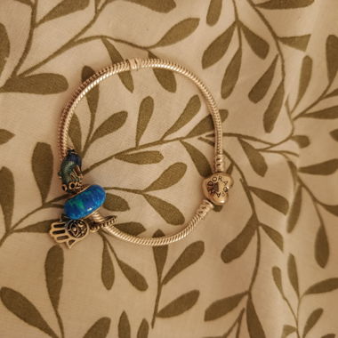 Pandora silver charm bracelet