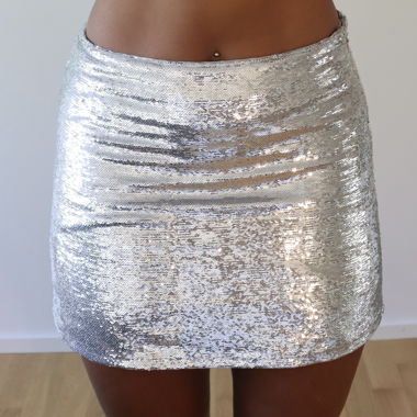 Minigonna con Paillettes