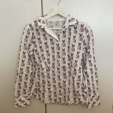 Dog print shirt 