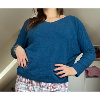 Petrol Kaschmirpullover