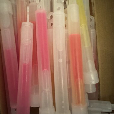 10 Jumbo Leuchtsticks im Set