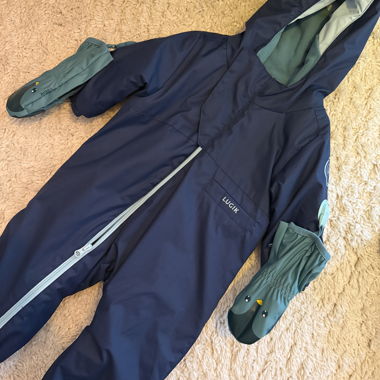 Combinaison de neige pour bébé 12 mois avec gants