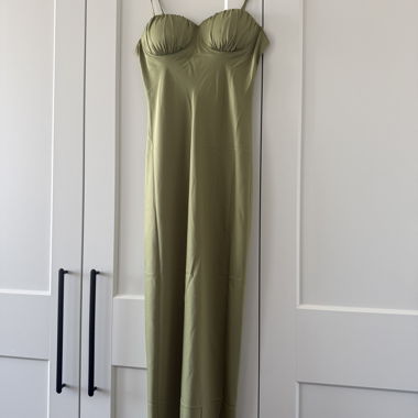 Olive Green Midi Dress