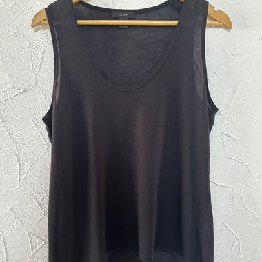 Canotta nera trasparente J.Crew