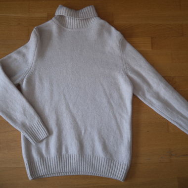 ZARA beige roll-neck jumper size L