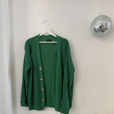 Strickjacke grün - asos