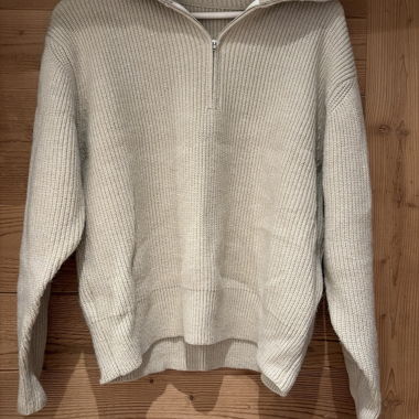 Strickjacke mit Reissverschluss
