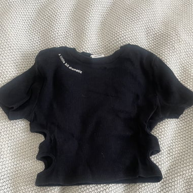 Crop Top with side cutouts