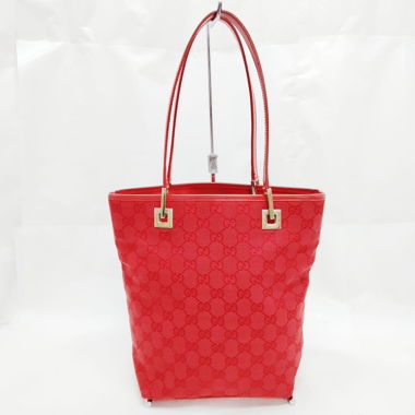 Sac à main Gucci rouge - Toile monogramme