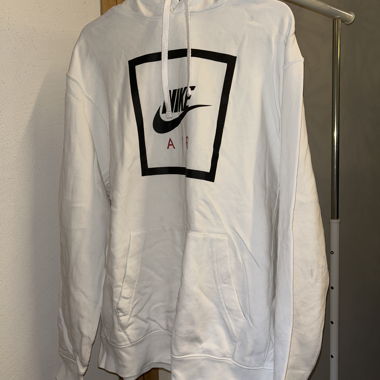 Sweat à capuche Nike Air blanc
