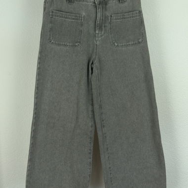 Pantalon large gris Monoprix