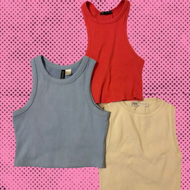 3er Pack Trägertops 15.– für das Set