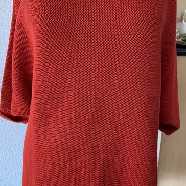 Maglione in maglia rosso basic